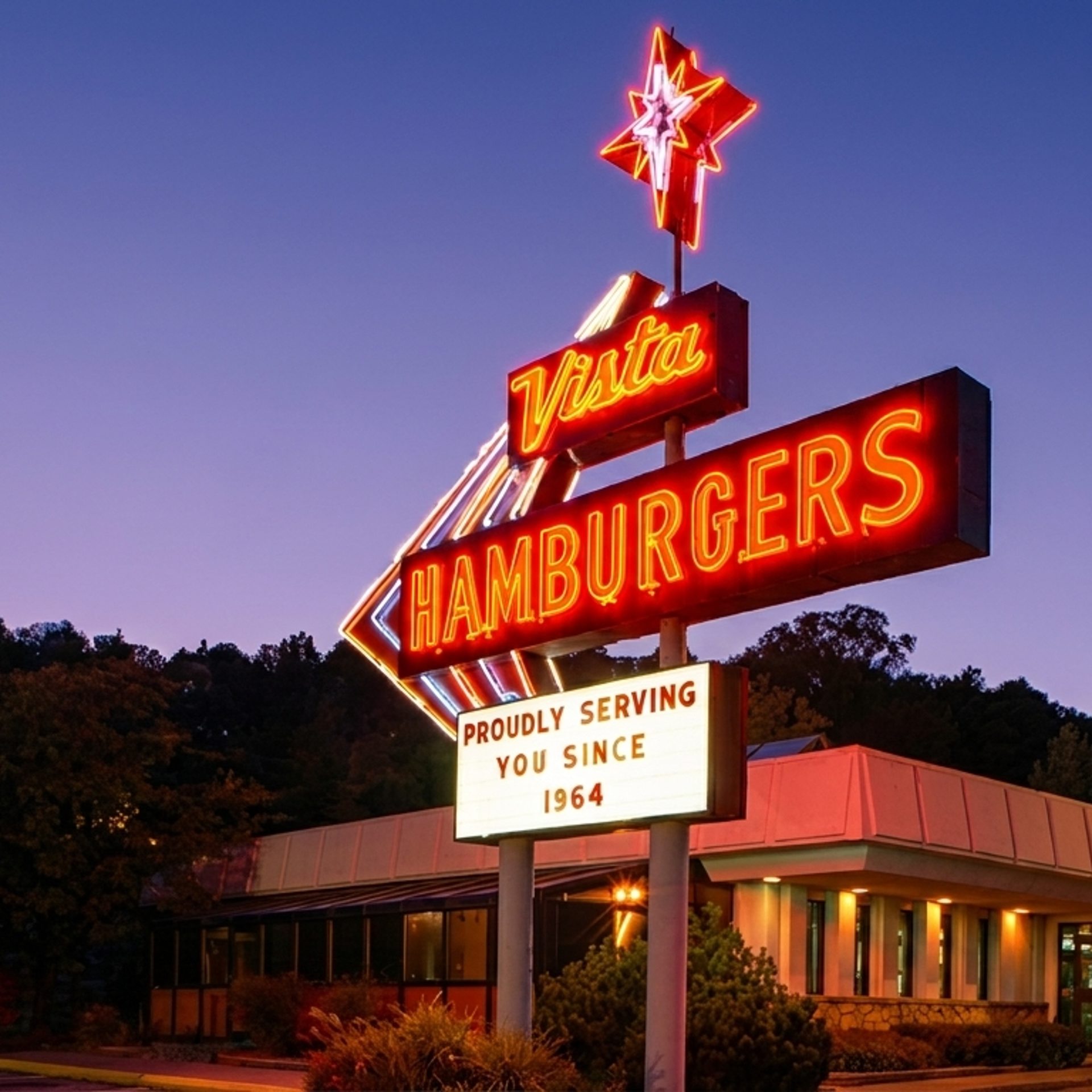 Home of the World-Famous Vistaburger