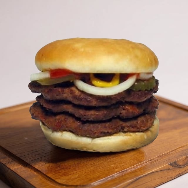 3/4lb. Triburger.